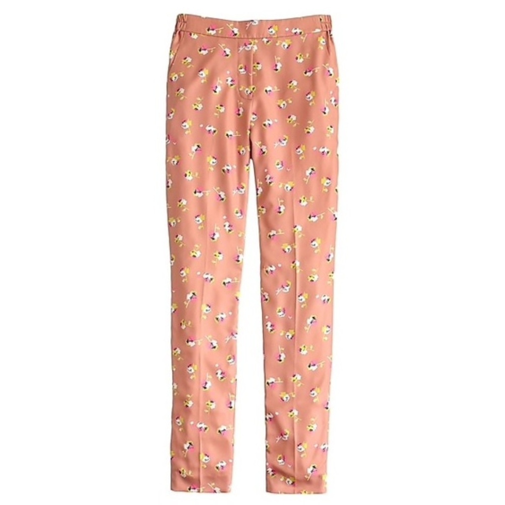 J Crew floral print pants